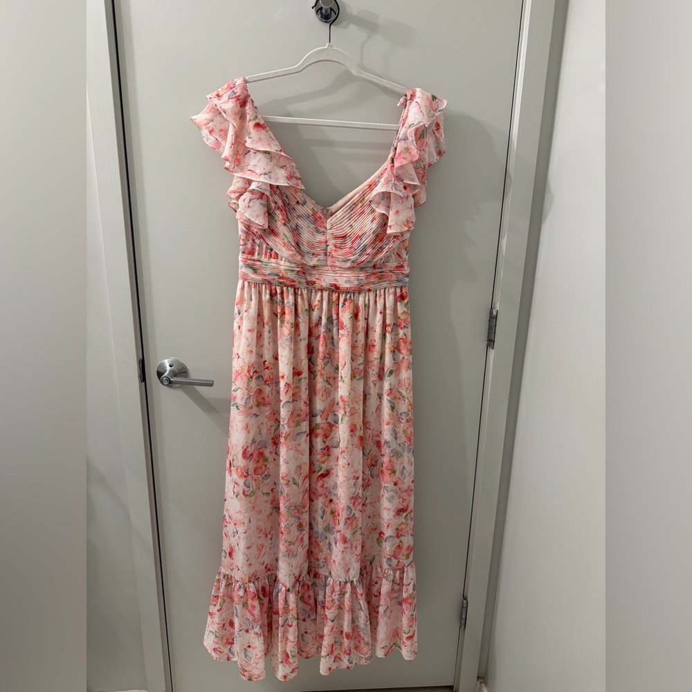 Birdy Grey Pink Floral Michelle Dress